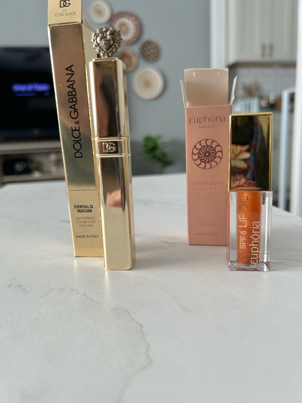 Dolce & Gabbana Black Mascara with Euphoria Lip Oil